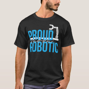 Grappige robotica ingenieur mam programmeren robot t-shirt
