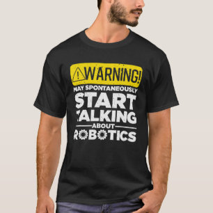 Grappige robotica-kunst voor mannen vrouwen roboti t-shirt