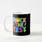 Grappige Rock De Test Testdag Docent Mo Koffiemok (Links)