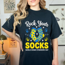 Grappige Rock je Sokken 3/21 Down Syndroom Bewustz