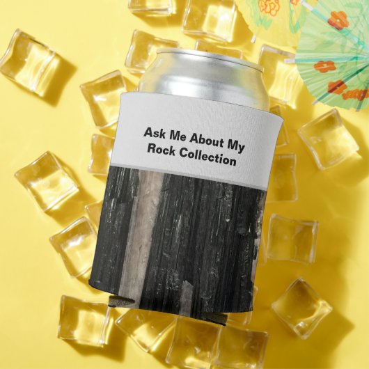 Grappige Rockhound Black White Gestreepte Rock Sci Blikjeskoeler (Insitu Zomer)