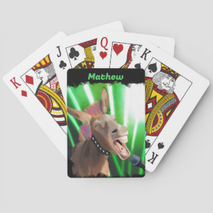 Grappige Rockstar Donkey Pokerkaarten