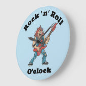 Grappige Rockstar Grote Klok (Hoek)
