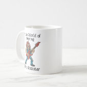 Grappige Rockstar Koffiemok (Voorkant links)