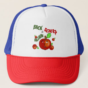 Grappige rode appels trucker pet