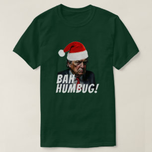 Grappige rode kerstmuts Trump lelijke kerst T-shirt