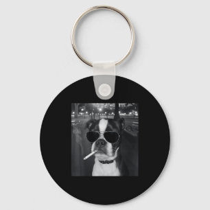 Grappige Roken Hond Meme Sigaret Gen Z Meme Hond L Sleutelhanger