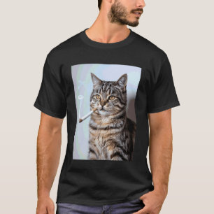 Grappige Rokkende Kat Meme Sarcastische Gen Z-grap T-shirt