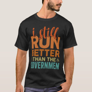 Grappige rolstoelhandicap geamputeerd t-shirt