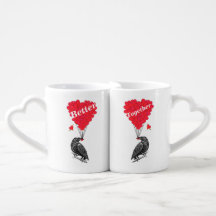 Grappige romantische kraai