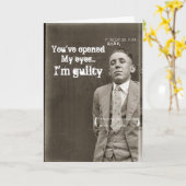 Grappige romantische vintage mugshotkaart kaart (Gele Bloem)