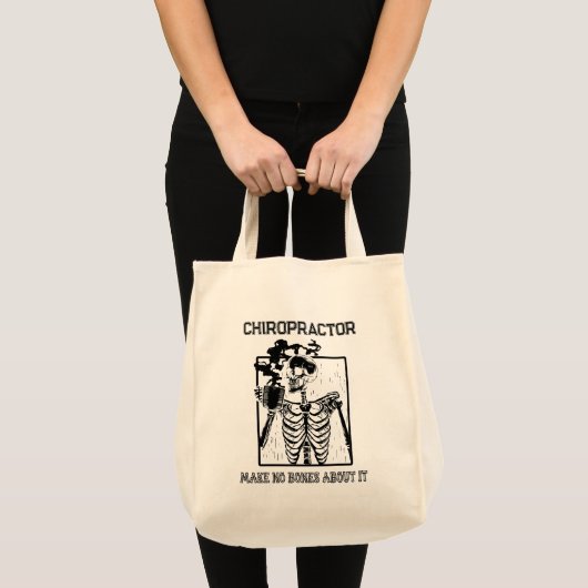 Grappige Röntgenstraal Medische Baan Chiropractor Tote Bag (Voorkant (product))