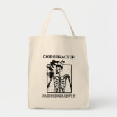Grappige Röntgenstraal Medische Baan Chiropractor Tote Bag (Voorkant)