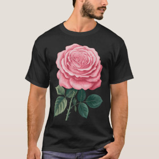 Grappige Roos Kunst Voor Rode Roos Bloemist T-shirt