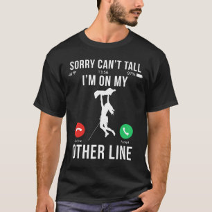 Grappige rotsklimmen klimmer vrouwen klimmen berg t-shirt