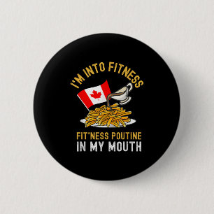 Grappige routines in de fitness van Canadien Que Ronde Button 5,7 Cm
