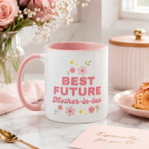 Grappige Roze Bloemstuk Beste Toekomstige Schoonmo