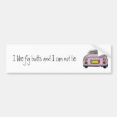 Grappige Roze Figaro Auto Bumpersticker (Voorkant)
