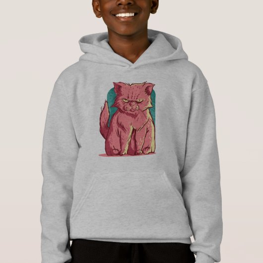 Grappige Roze Kat (Voorkant)