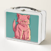 Grappige Roze Kat (Voorkant)