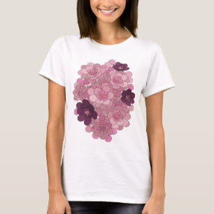 Grappige Roze KERSENBLOESEM Slogan Design T-shirt
