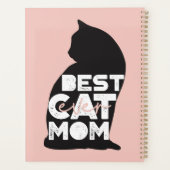 Grappige Roze Moederdag Beste Kattenmoeder Ooit Planner (Achterkant)