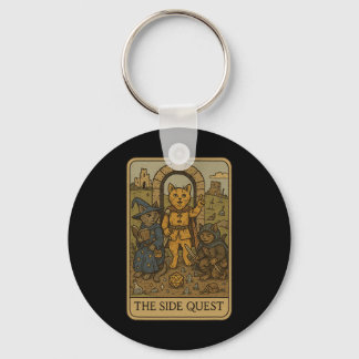 Grappige Rpg Gamer Katten Zijmissie Tarotkaart Ner Sleutelhanger