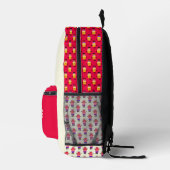 Grappige rubber bedrukte rugzak (Rechts)