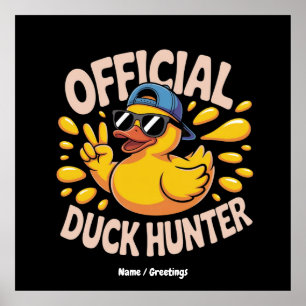 Grappige Rubber Eend Jacht Cruise Squad Lachen Poster