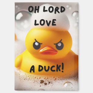 Grappige Rubber Eend Lord Love Een Eend Quote Magneet