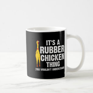 Grappige Rubber Kip Geschenk Mannen Vrouwen Rubber Koffiemok