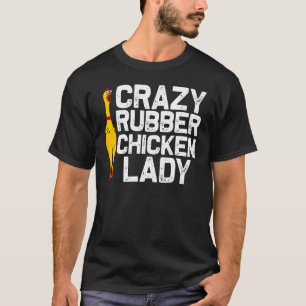 Grappige Rubber Kip Geschenk Vrouwen Moeder Rubber T-shirt