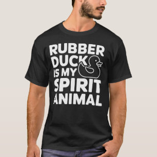 Grappige rubberen eend is mijn spirit dierlijke Sc T-shirt