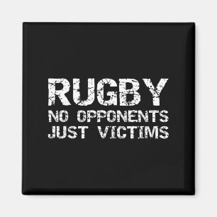 Grappige Rugby-citaat voor mannen Rugby Geen tegen Magneet