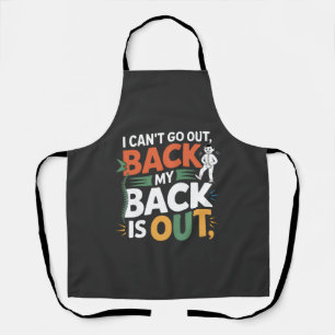 Grappige Rugpijn Chiropractische Quote Schort