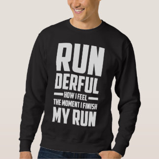Grappige Runner Quote Gift Idee Runderful 8FJjj Trui