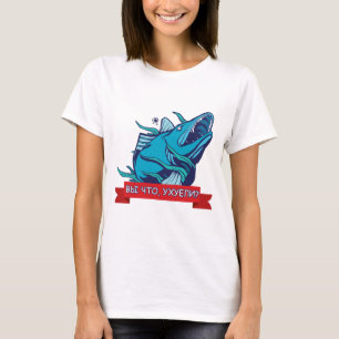 Grappige Russische sfeer Vissoep T-shirt