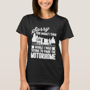 Grappige RV Camping Mannen Vrouwen Kamperen Parker T-shirt