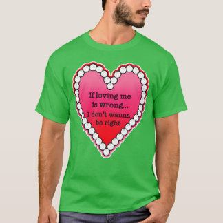 Grappige S Liefdescitaat vintage T-shirt