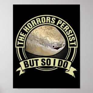 Grappige Sacabambass Vis Meme Horrors Houden Aan M Poster