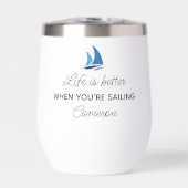 Grappige Sailor Captain Gift, Sailing Quote Custom (Voorkant)