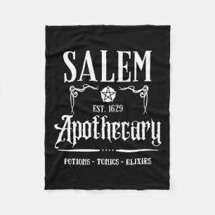 Grappige Salem Heks Machusetts Apotheker Halloween Fleece Deken