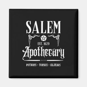 Grappige Salem Heks Machusetts Apotheker Halloween Magneet