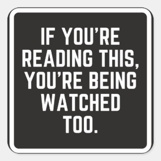 Grappige samenzwering auto Sticker