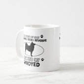 grappige SAMOYED-design Koffiemok (Voorkant links)