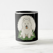 Grappige Samoyed-hond Mok (Midden)