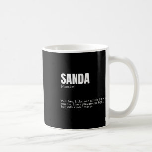 Grappige Sanda-fans' humoristische definitie defin Koffiemok
