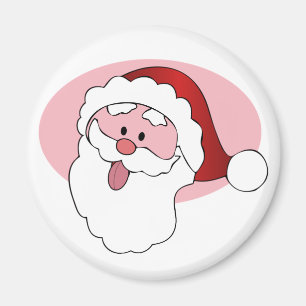 Grappige Santa custom magneet