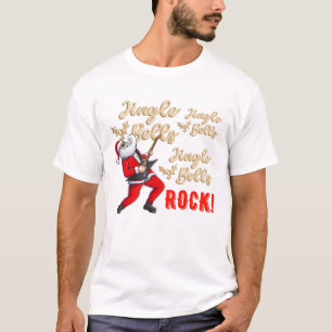 Grappige Santa Jingle Bell Rock Kerst Pyjama T-shirt