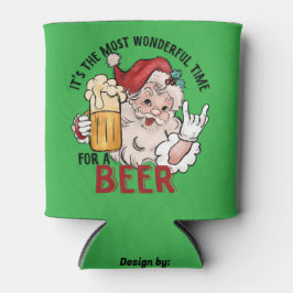 Grappige Santa Koelbox voor kerst Blikjeskoeler